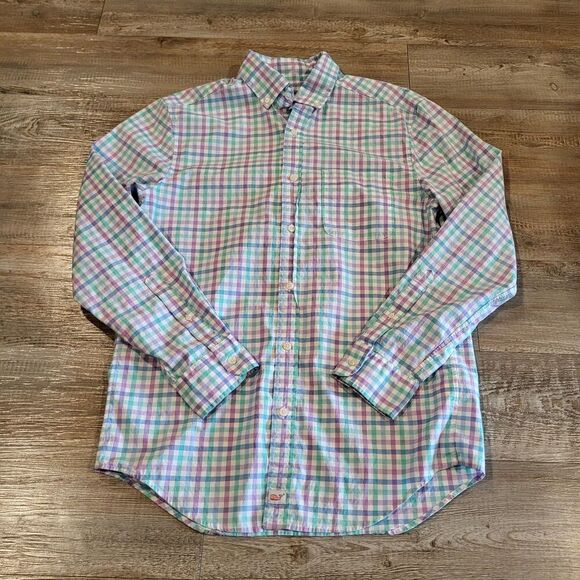 Vineyard Vines Classic Fit Murray Shirt Long Sleeved Button Up Shirt Size Small - Picture 1 of 9
